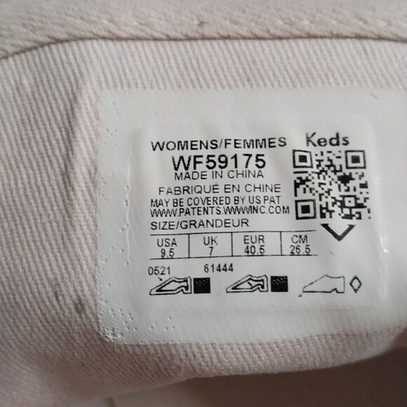 KEDS LACE up canvas sneakers size 9.5 - Picture 8 of 10